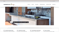 Desktop Screenshot of concretebydesign.com.au